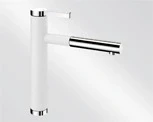 Blanco Linee-S keukenkraan silgranitwit uittrekbare handdouche 518441