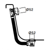 Waterevolution badoverloop met badvulcombinatie chroom B1ENCH01