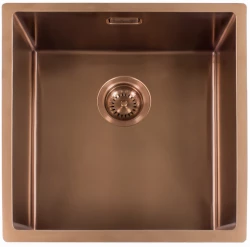 Reginox Miami 5040 OKG RVS spoelbak PVD Copper 50x40 L7684 R30738