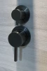 Rubio Inox inbouw mengkraan voor douche of bad met 2-weg omsteller PVD kleur Gun Metal 1208920699