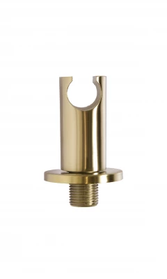 Rubio Inox handdouche ophanghaak met watertoevoer volledig RVS kleur PVD Geborsteld Goud 1208920723