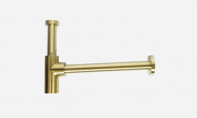 Rubio inox beker verstelbare sifon volledig rvs kleur PVD Geborsteld Goud 1208920727