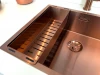 Luxe rvs 1,5 anderhalve spoelbak gootsteen PVD Koper Copper 1534cm 1208953420