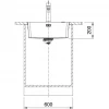 Franke Mythos MYX 210.50 rvs spoelbak 50x40cm vlakbouw 1208953671