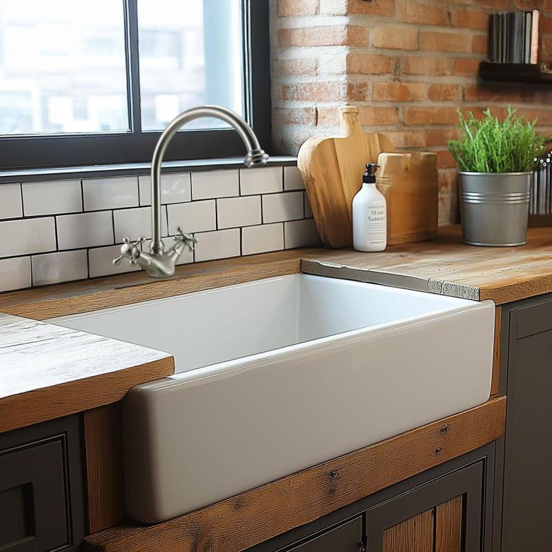 AquaTrimo Windsor klassieke keuken nostalgische keukenkraan met ronde uitloop chroom 21WS7652CM