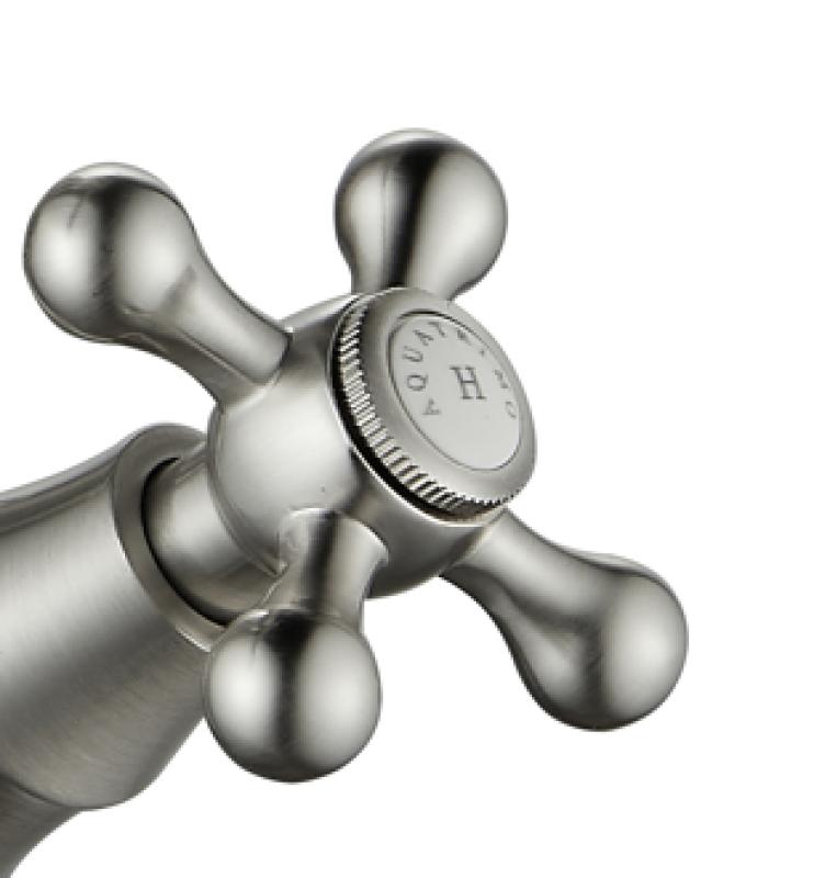 AquaTrimo Windsor klassieke keuken nostalgische keukenkraan met ronde uitloop rvs 21WS7652NM