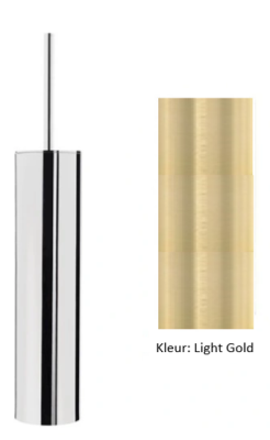 Waterevolution Deep toiletborstelset staand PVD Light Gold A240WGE