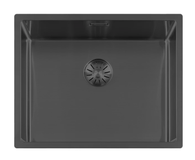 Pure.Sink Prestige spoelbak 50 Gun Metal universeel PPG5040-61