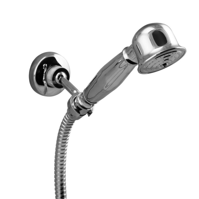 Aquanello Heritage Ascot Klassieke Opbouw Douchekraanset met Sterknoppen Chroom inclusief Handdouche CR-2002-HA