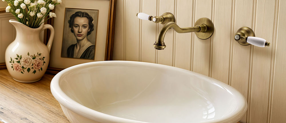 Muurinbouw wastafelkraan