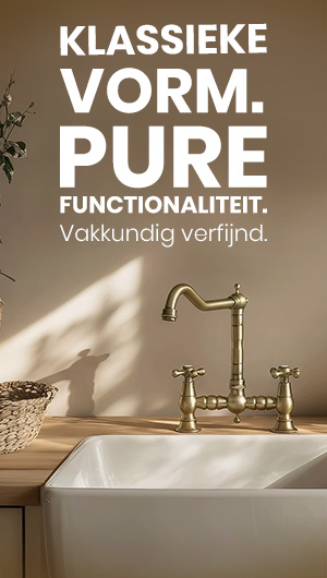 Klassieke vorm. Pure functionaliteit.